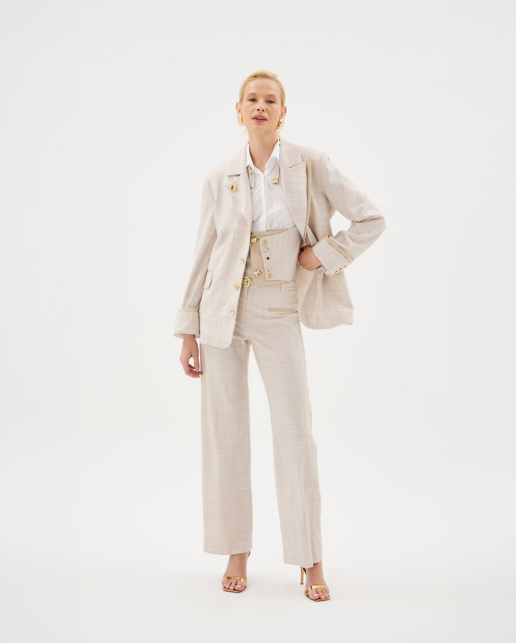 Ursula Brown Blazer Jacket