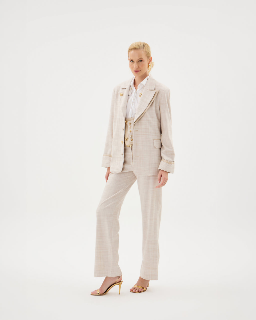 Ursula Brown Blazer Jacket