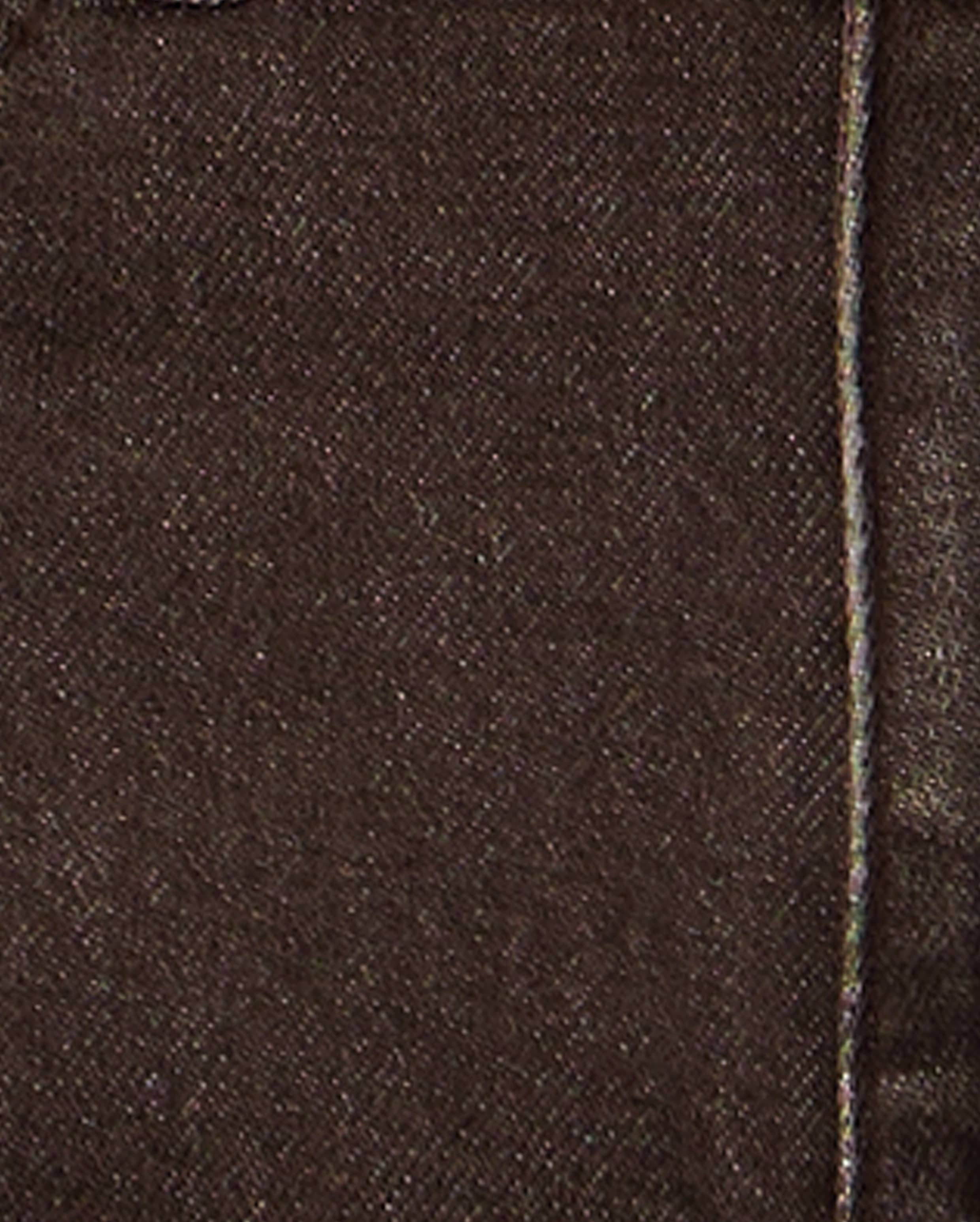 Jean boyfriend marron