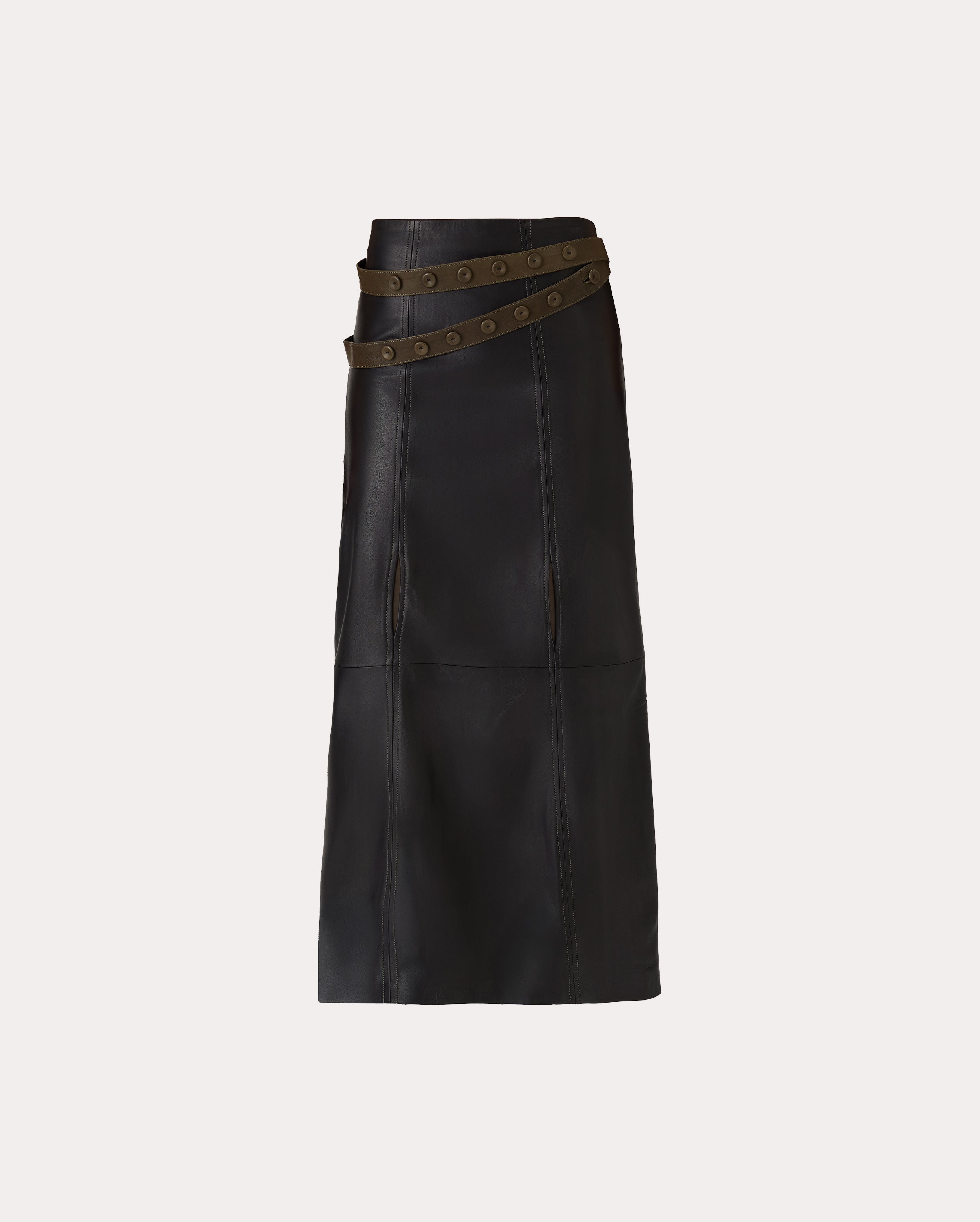 Daphne Leather Skirt