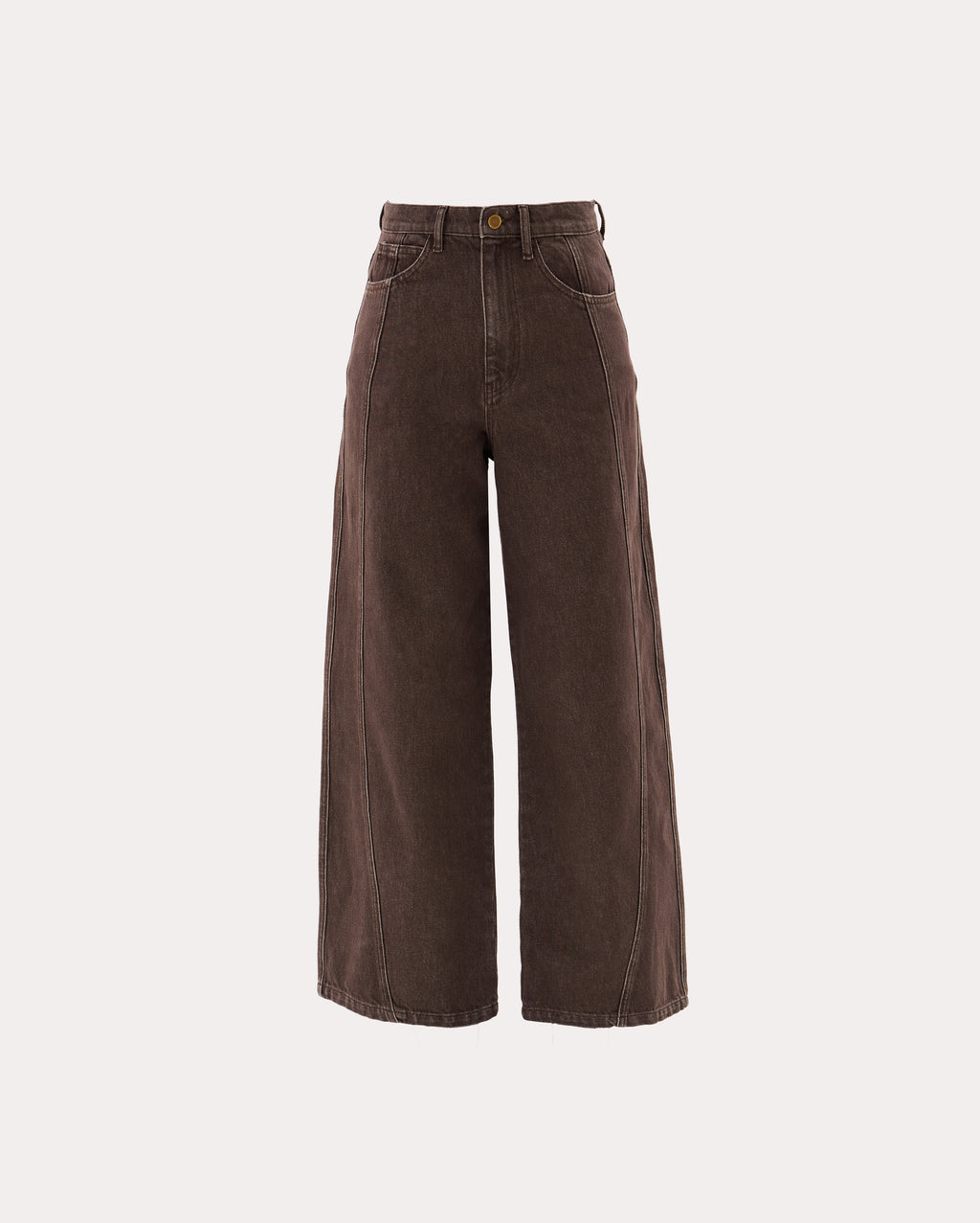 Brown Boyfriend Jeans