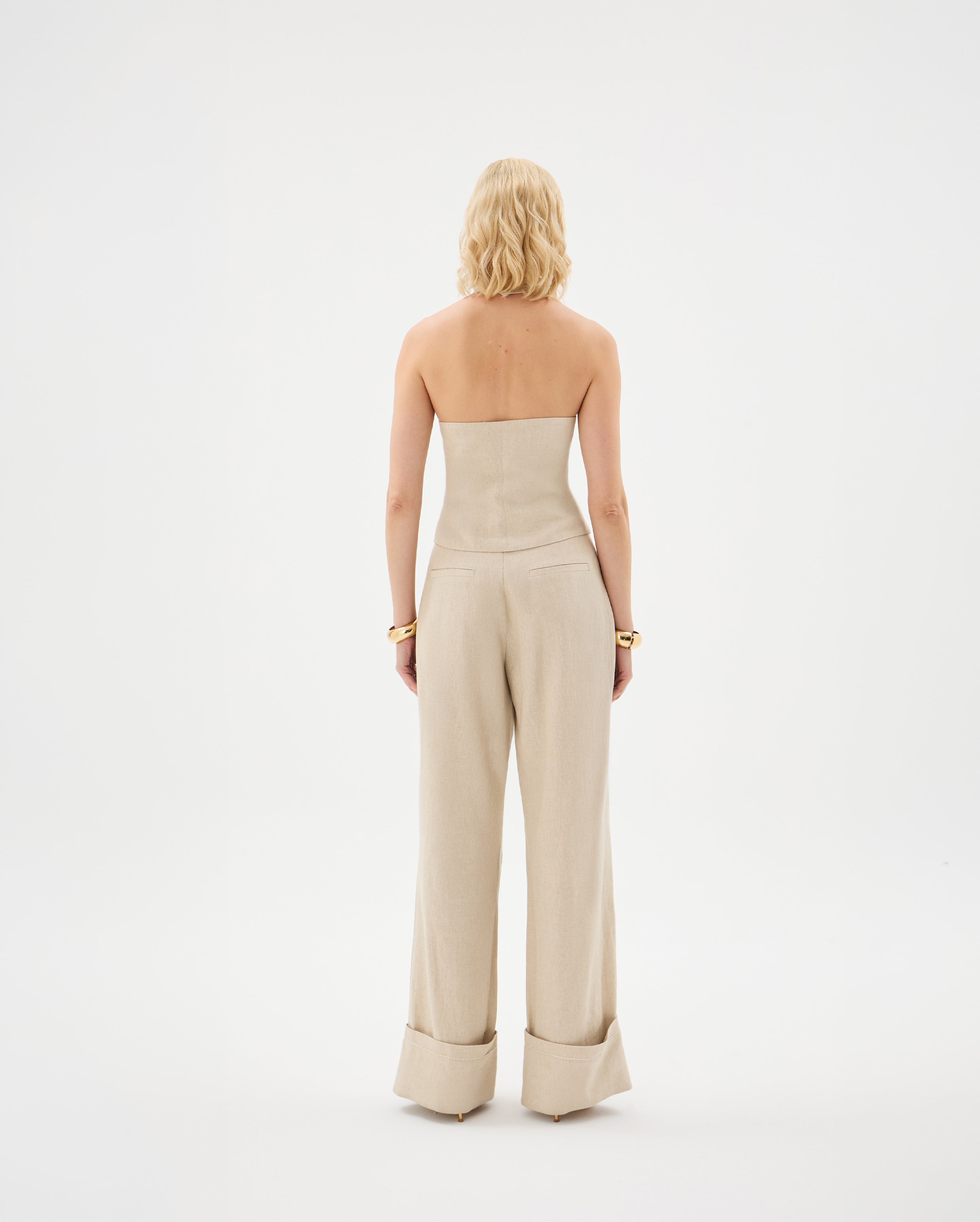 Pantaloni Cleo a Pieghe