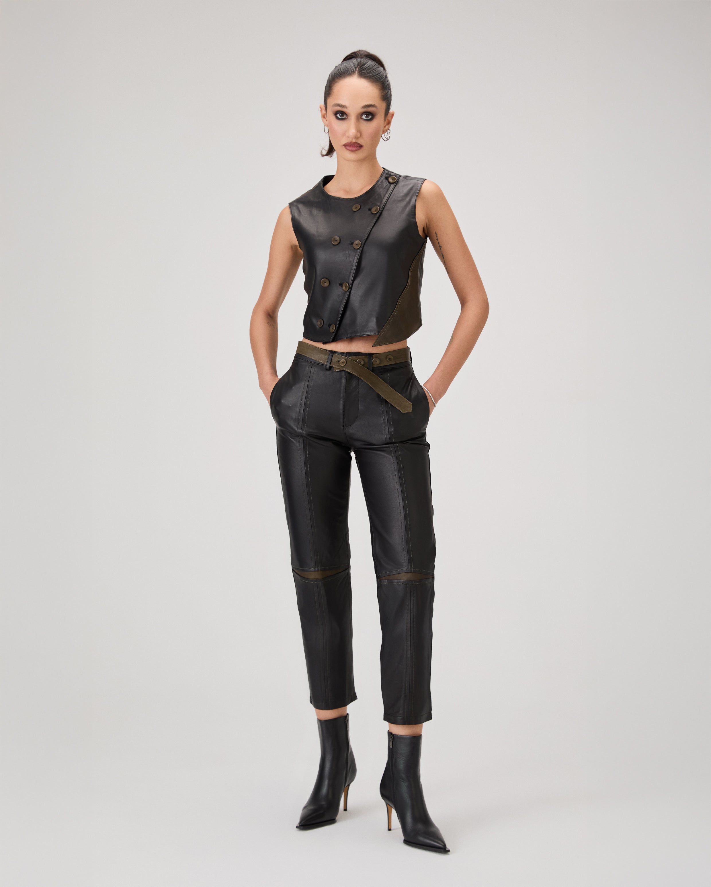 Daphne Leather Pants