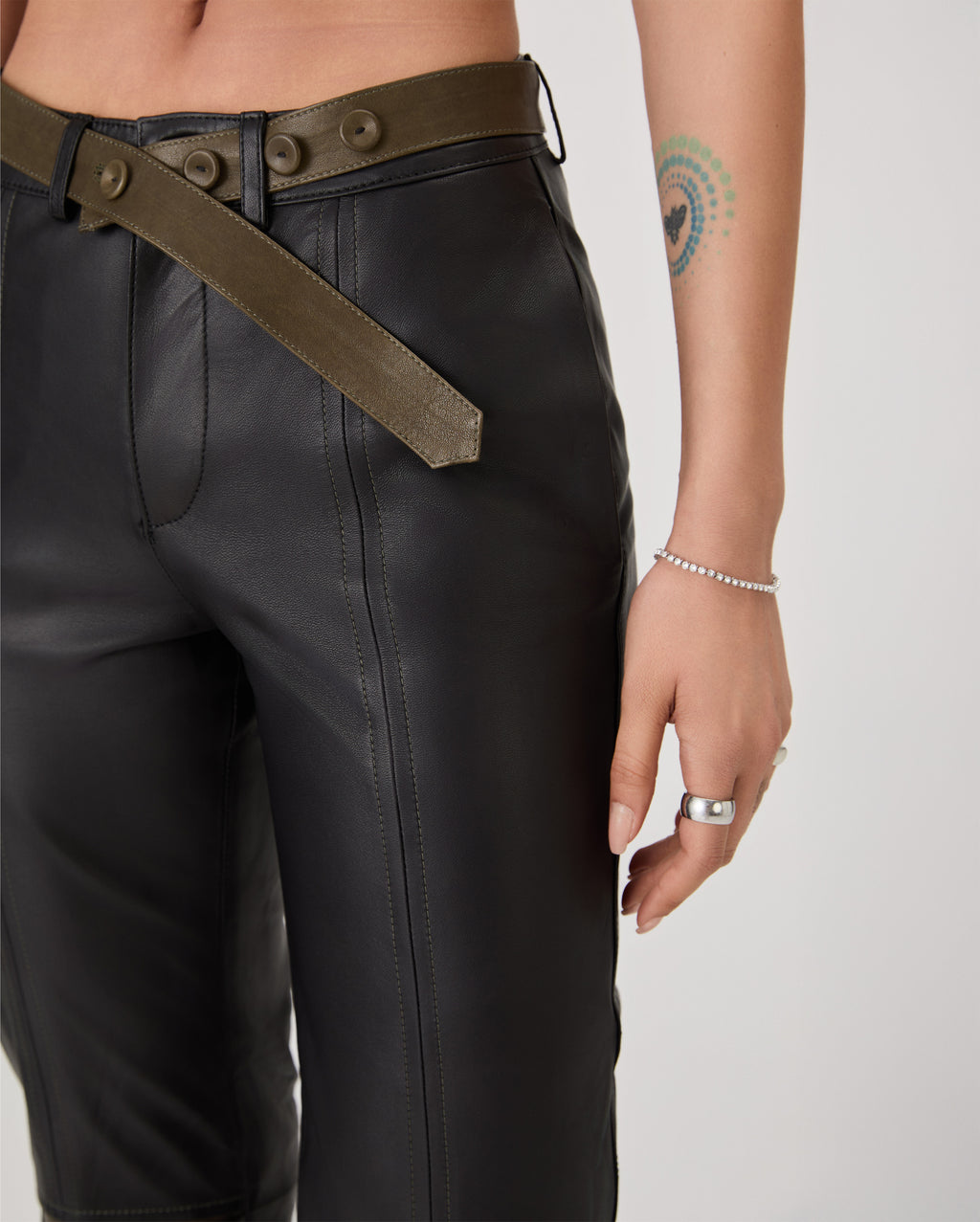 Daphne Leather Pants