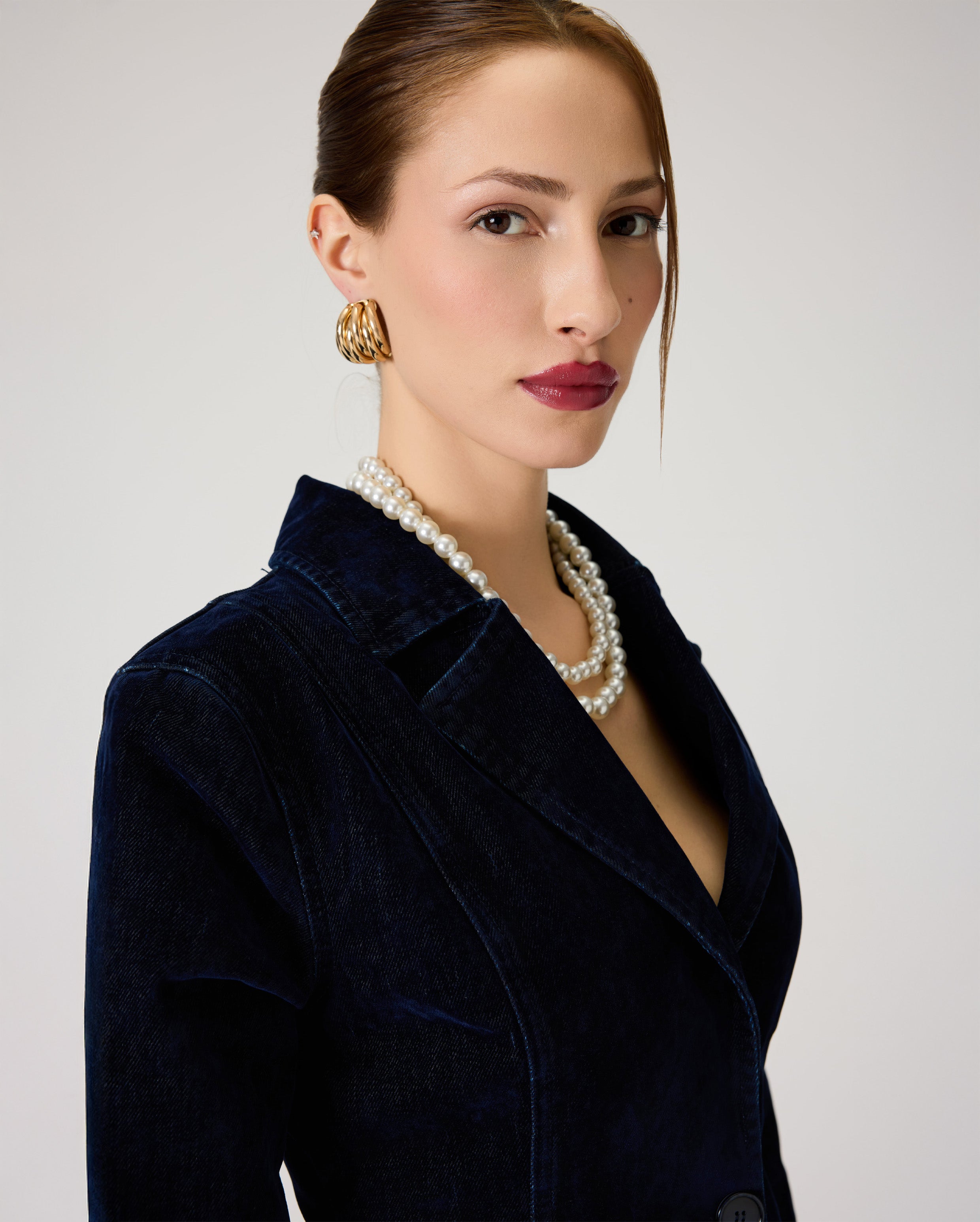 Julia Denim Blazer Jacket