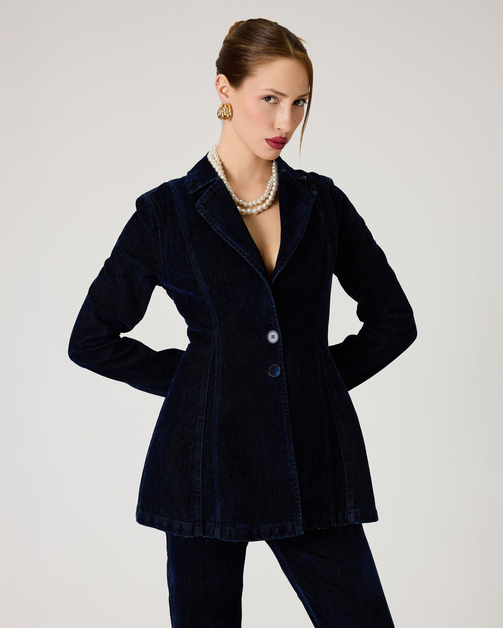 Julia Denim Blazer Jacket