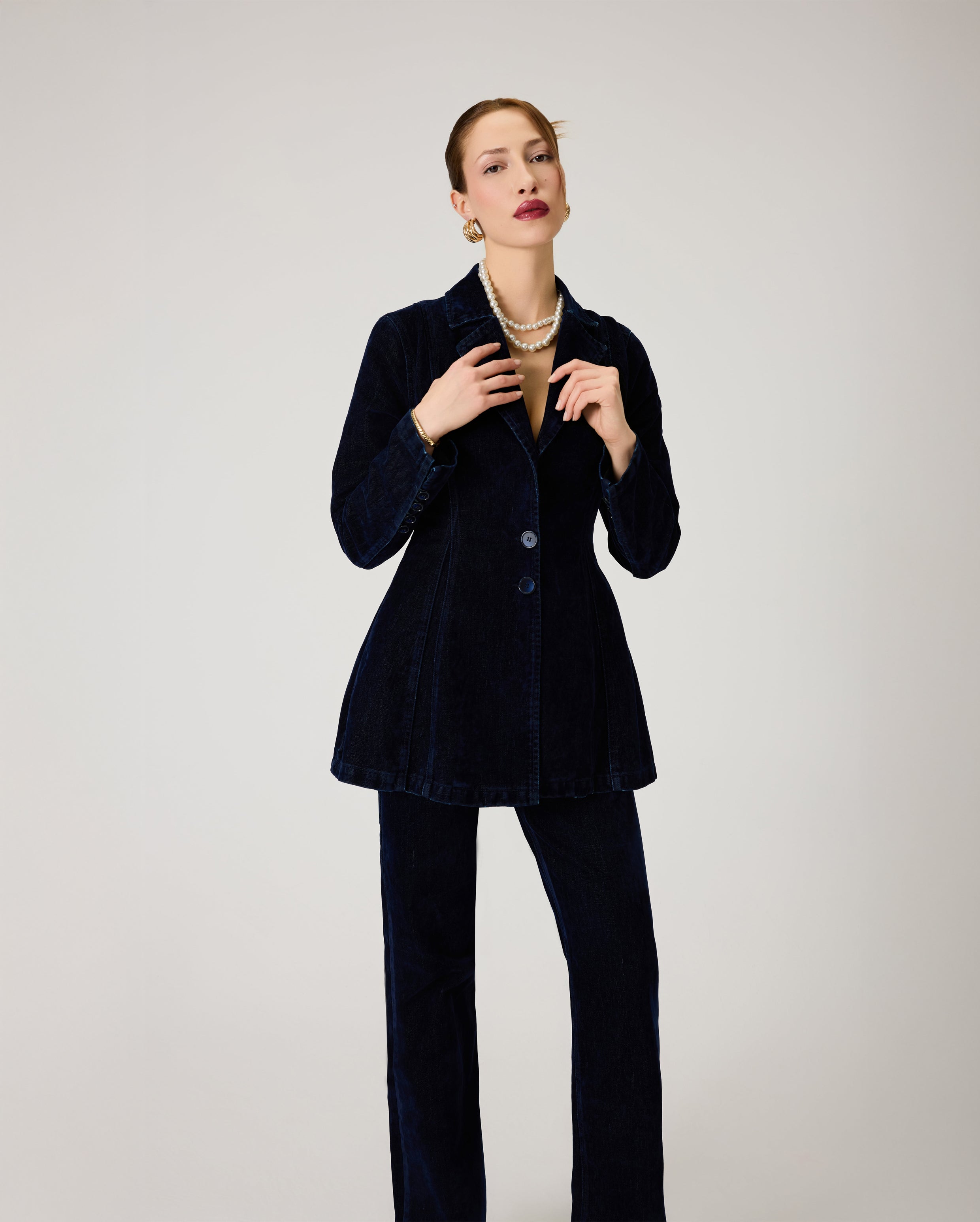 Julia Denim Blazer Jacket