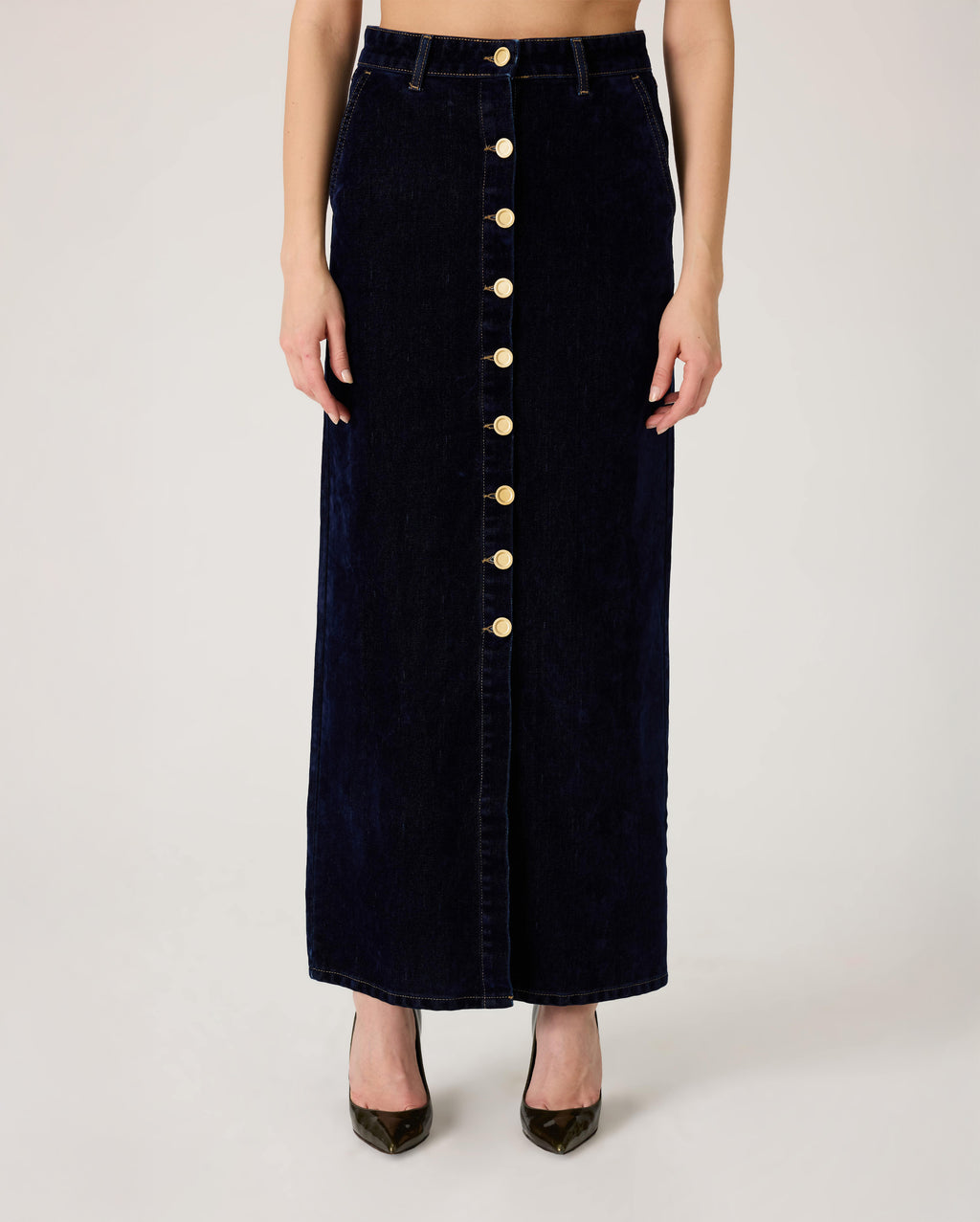 Julia Maxi Denim Skirt
