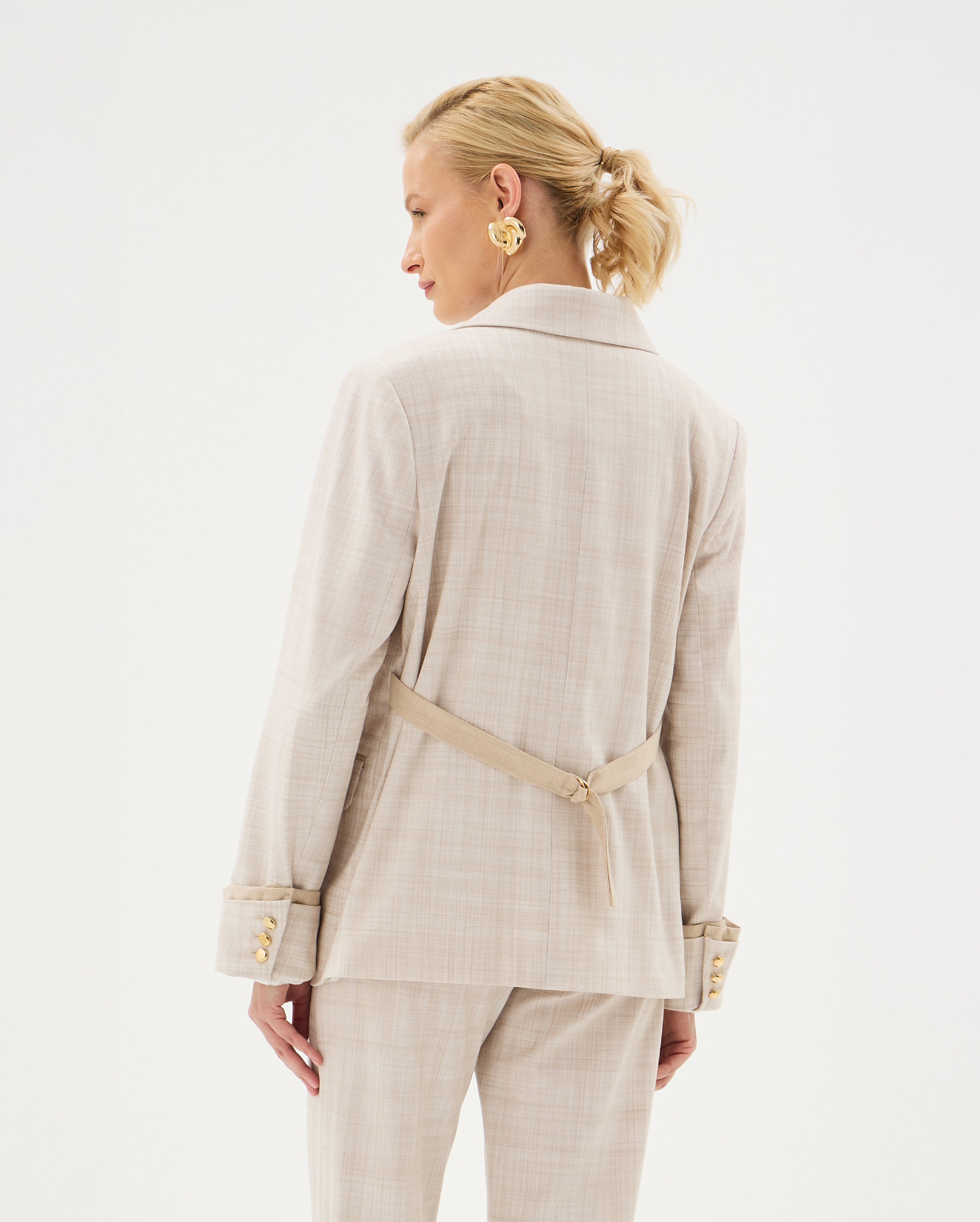 Ursula Brown Blazer Jacket