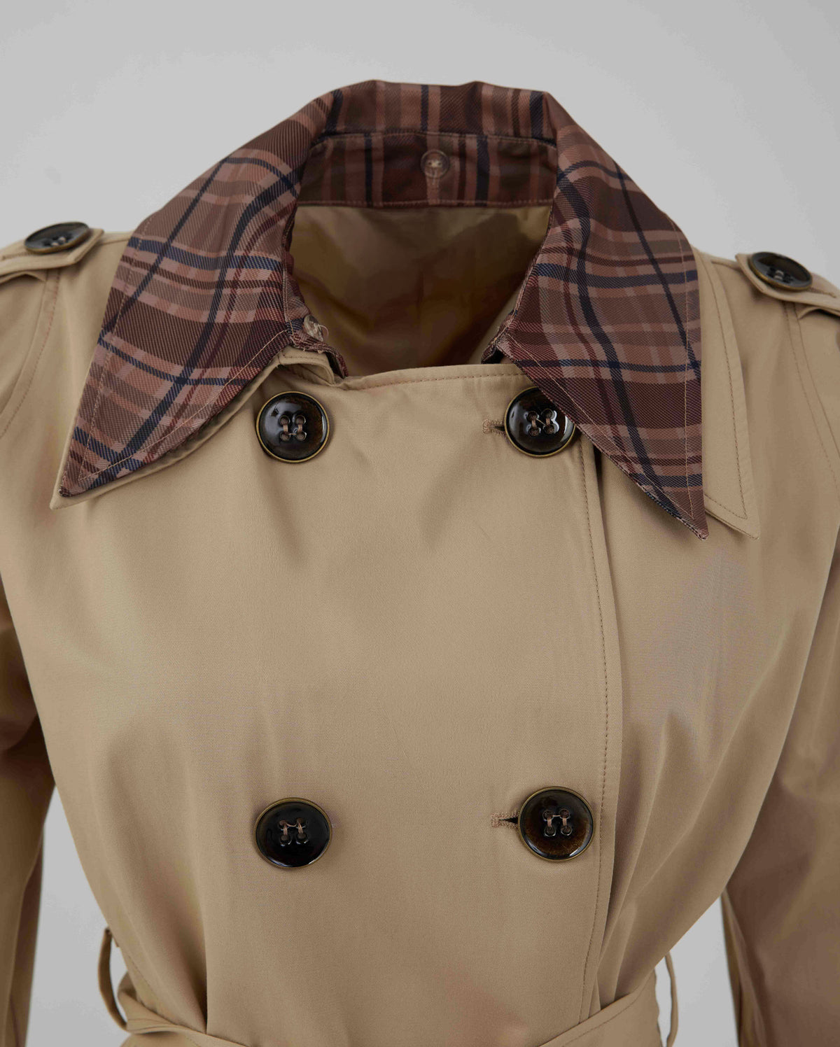 Crop Trench Ceket